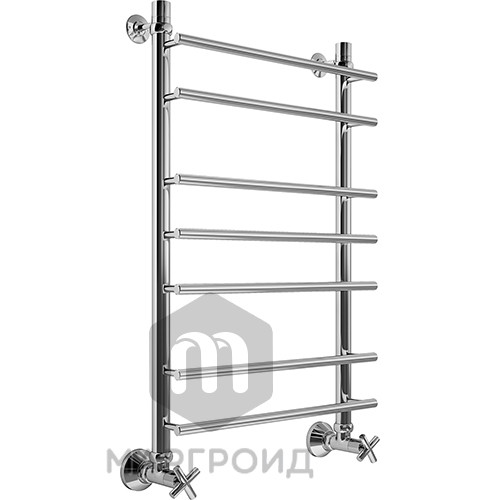 Полотенцесушитель водяной Маргроид Вид 61 форма лесенка 80х55, цвет Хром (B61805055). Фото 1