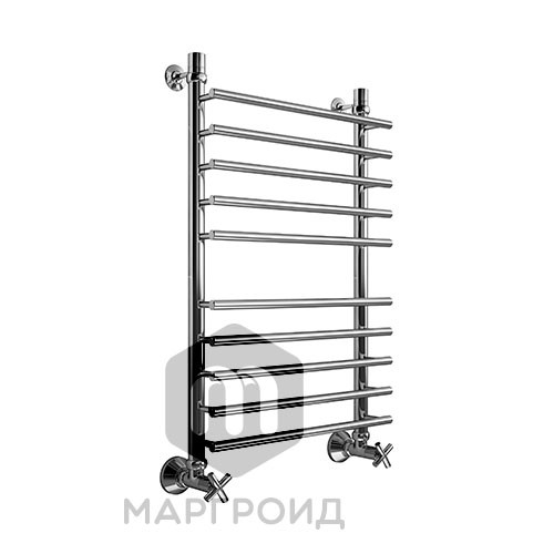 Полотенцесушитель водяной Маргроид Вид 61 Премиум форма лесенка 60х50, цвет Хром (B61П605055). Фото 1