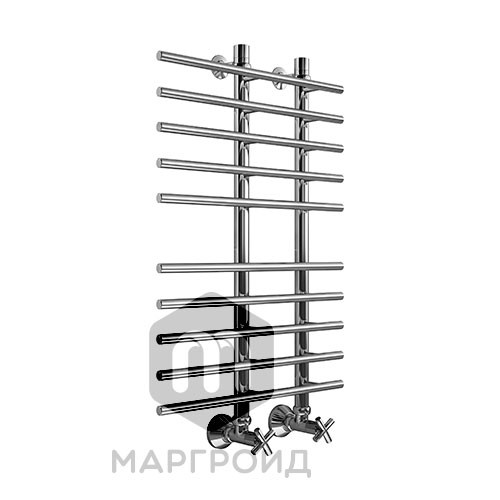 Полотенцесушитель водяной Маргроид Вид 63 Премиум форма лесенка 120х50, цвет Хром (B63П1201550). Фото 1