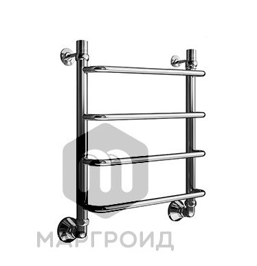Полотенцесушитель водяной Маргроид Вид 8 форма лесенка 50х50, цвет Хром (B85050). Фото 1