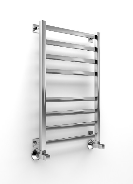 Полотенцесушитель водяной Маргроид Вид 81/10 форма лесенка 60х50, цвет Хром (B81/106050проф(полированный)). Фото 1
