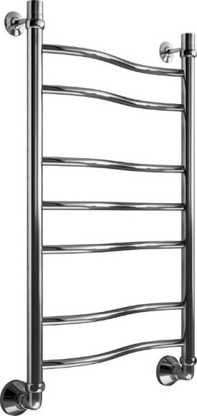 Полотенцесушитель водяной Маргроид Волна форма лесенка 50х40, цвет Хром (Bолна5040). Фото 1