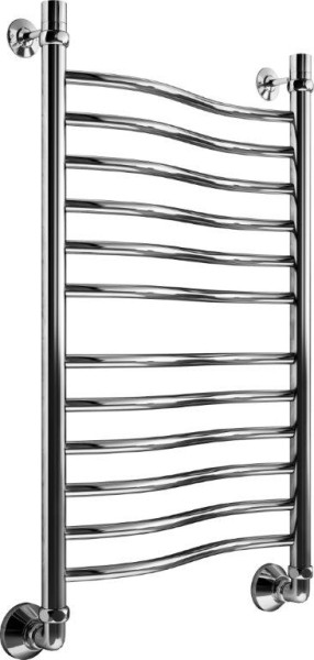 Полотенцесушитель водяной Маргроид Волна Премиум форма лесенка 60х50, цвет Хром (BолнаП6050). Фото 1