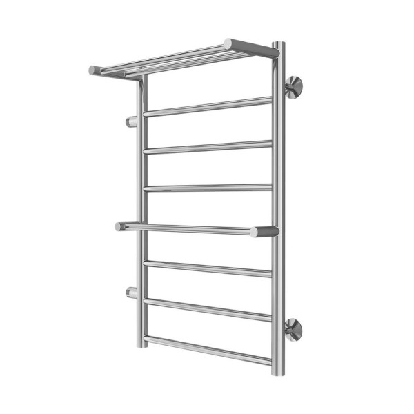 Полотенцесушитель водяной с полкой (боковое подключение) Terminus Анкона П8 50х80. Фото 3