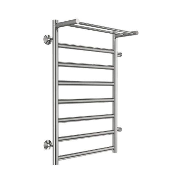 Полотенцесушитель водяной с полкой (боковое подключение) Terminus Хендрикс П8 50х80. Фото 3