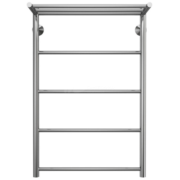 Полотенцесушитель водяной с полкой Stelmix 80x50 см, прямой с полкой. Фото 3