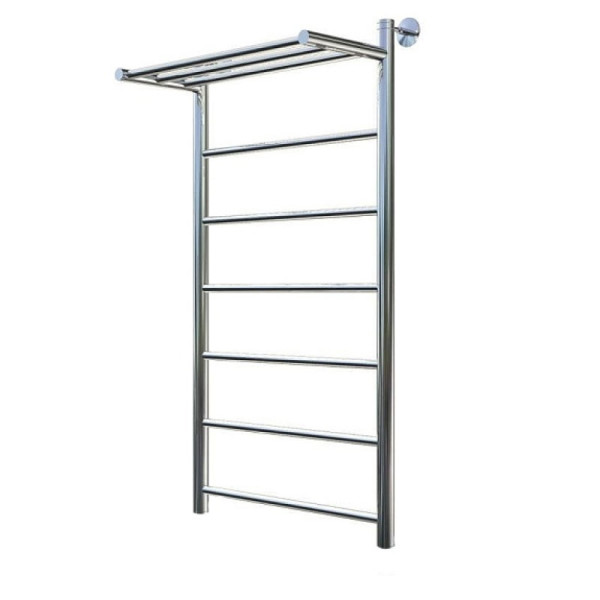 Полотенцесушитель водяной с полочкой (лесенка) Тругор Аспект НК 1 П 100х50 см (без углов). Фото 1