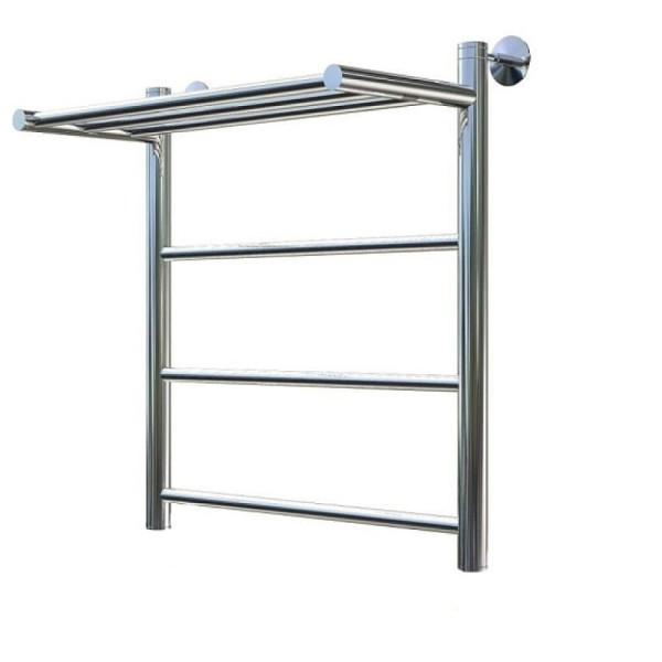 Полотенцесушитель водяной с полочкой (лесенка) Тругор Аспект НК 1 П 60х50 см (без углов). Фото 1