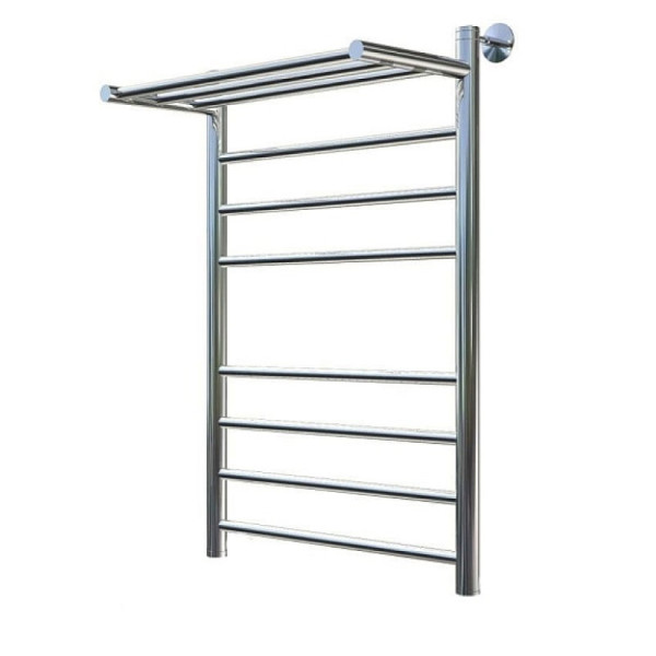 Полотенцесушитель водяной с полочкой (лесенка) Тругор Аспект НК 2 П 80х50 см (без углов). Фото 1