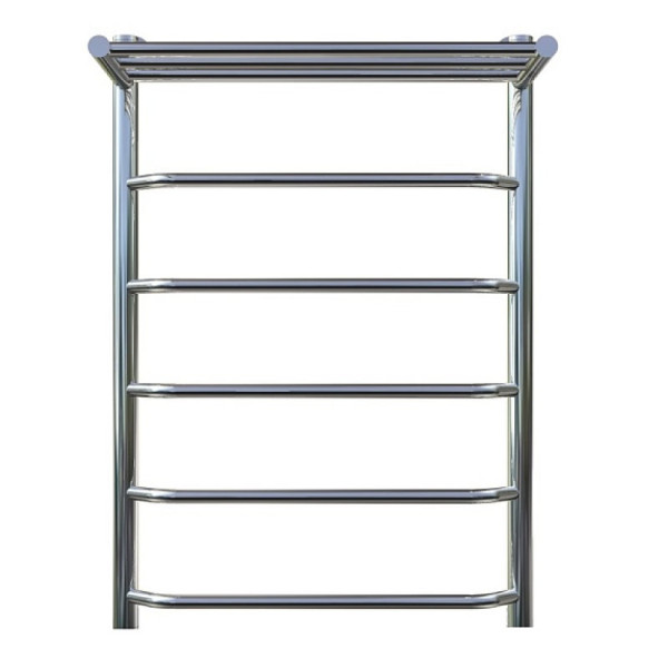 Полотенцесушитель водяной с полочкой (лесенка) Тругор Браво НК 1 П 80х40 см (без углов). Фото 3