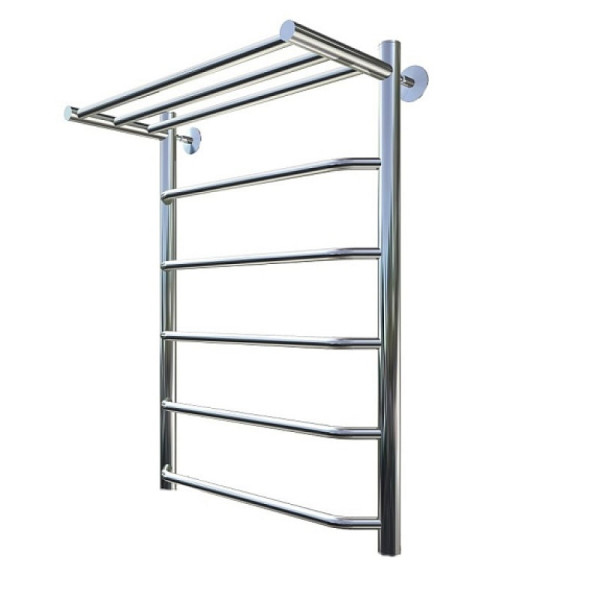 Полотенцесушитель водяной с полочкой (лесенка) Тругор Браво НК 1 П 80х50 см (без углов). Фото 1