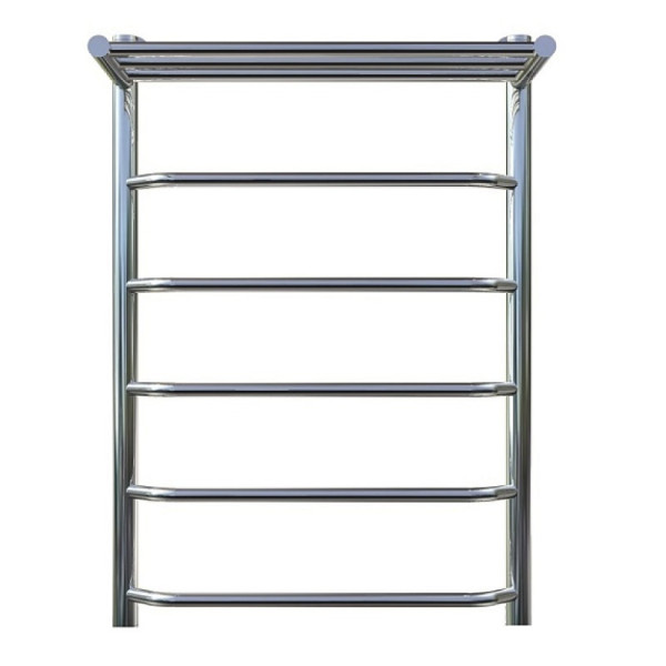 Полотенцесушитель водяной с полочкой (лесенка) Тругор Браво НК 1 П 80х50 см (без углов). Фото 3