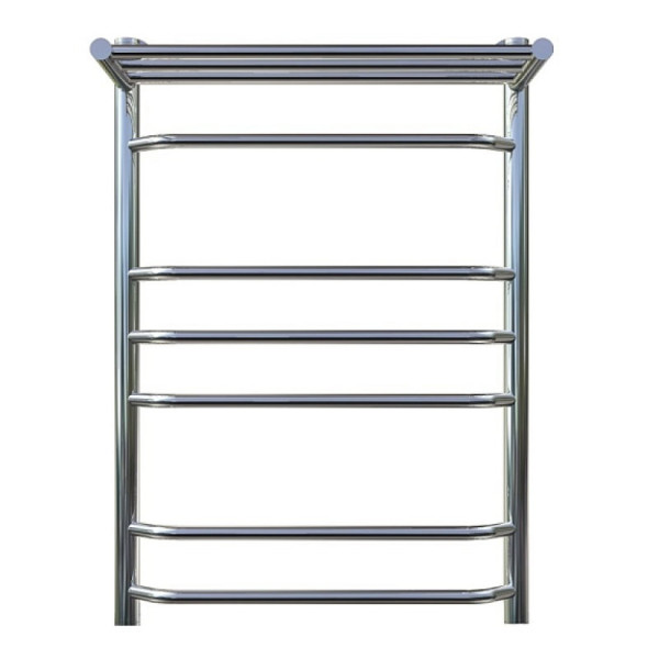 Полотенцесушитель водяной с полочкой (лесенка) Тругор Браво НК 3 П 80х50 см (без углов). Фото 3