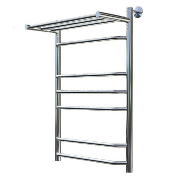 Полотенцесушитель водяной с полочкой (лесенка) Тругор Браво НК 3 П 80х60 см (без углов). Фото 1