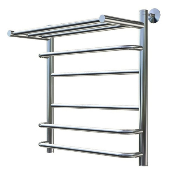 Полотенцесушитель водяной с полочкой (лесенка) Тругор Идеал комби НК 3 П 60х50 см (без углов). Фото 1