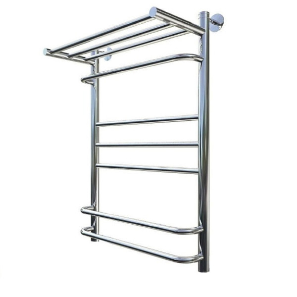 Полотенцесушитель водяной с полочкой (лесенка) Тругор Идеал комби НК 3 П 80х50 см (без углов). Фото 1
