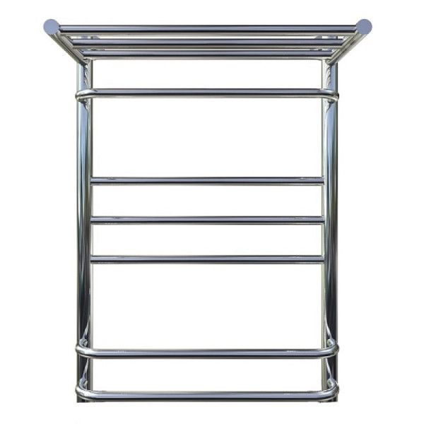 Полотенцесушитель водяной с полочкой (лесенка) Тругор Идеал комби НК 3 П 80х50 см (без углов). Фото 3
