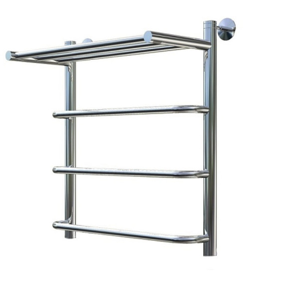 Полотенцесушитель водяной с полочкой (лесенка) Тругор Идеал НК 1 П 60х50 см (без углов). Фото 1