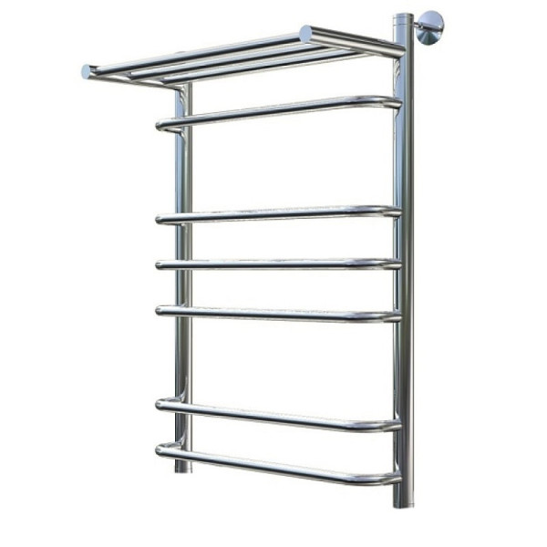 Полотенцесушитель водяной с полочкой (лесенка) Тругор Идеал НК 3 П 80х50 см (без углов). Фото 1