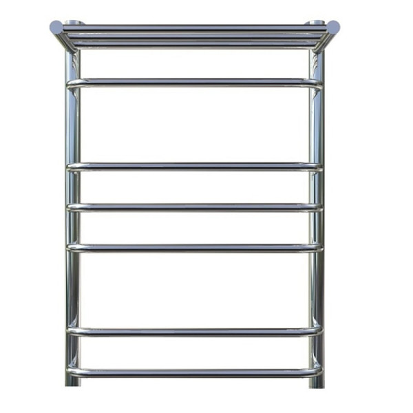 Полотенцесушитель водяной с полочкой (лесенка) Тругор Идеал НК 3 П 80х50 см (без углов). Фото 3