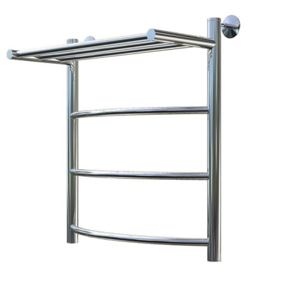 Полотенцесушитель водяной с полочкой (лесенка) Тругор Приоритет НК 1 П 60х50 см (без углов). Фото 1