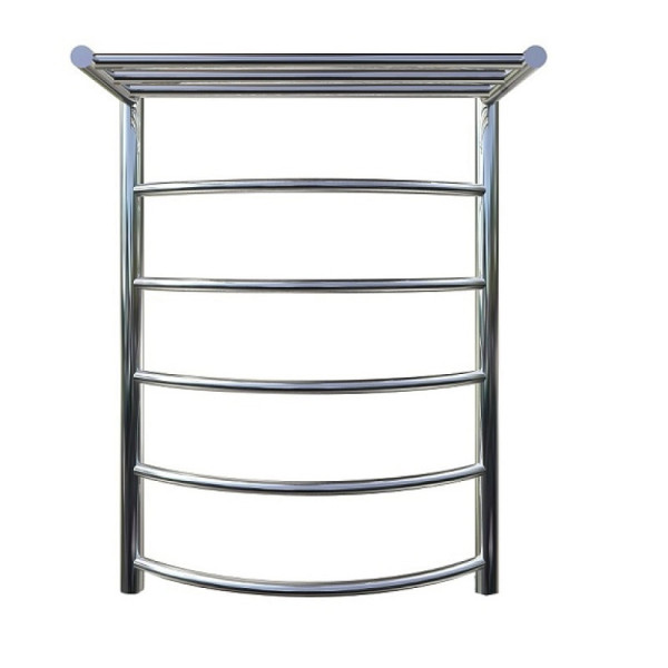 Полотенцесушитель водяной с полочкой (лесенка) Тругор Приоритет НК 1 П 80х50 см (без углов). Фото 3