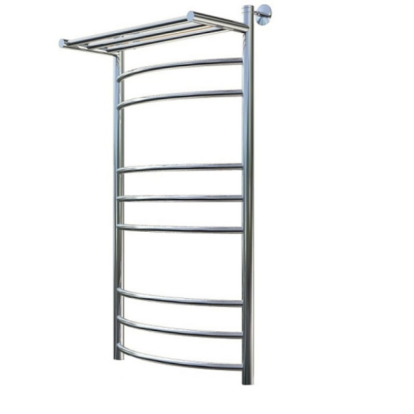 Полотенцесушитель водяной с полочкой (лесенка) Тругор Приоритет НК 3 П 100х50 см (без углов). Фото 1