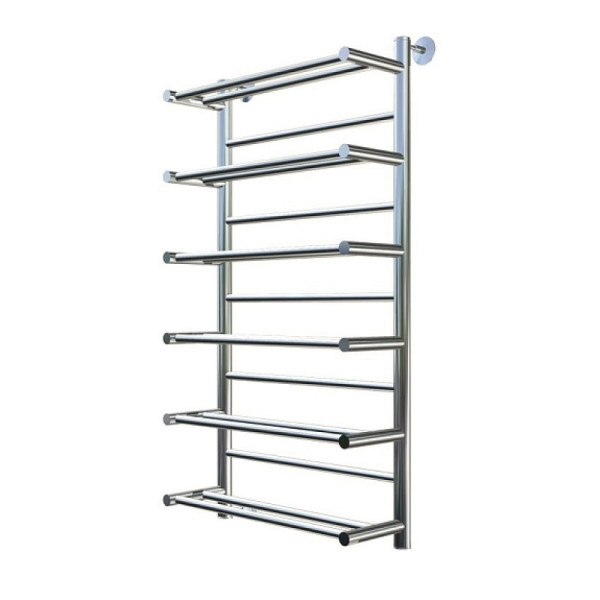 Полотенцесушитель водяной с полочкой (лесенка) Тругор Вертикаль НК П 100х50 см (без углов). Фото 1