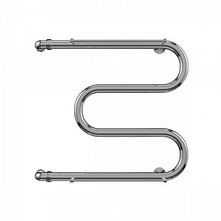 Полотенцесушитель водяной Terminus М-образный с полкой 600x600. Фото 1