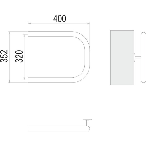 Полотенцесушитель водяной Terminus П-образный (1") 320х40. Фото 2