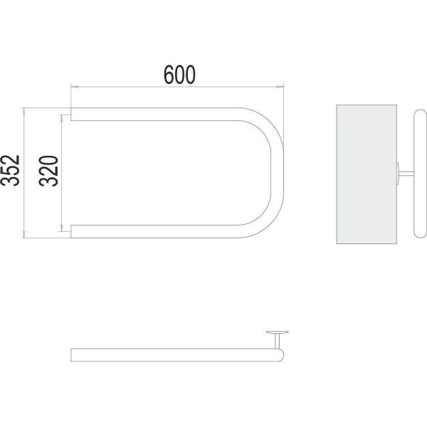 Полотенцесушитель водяной Terminus П-образный (1") БШ 32х60. Фото 2