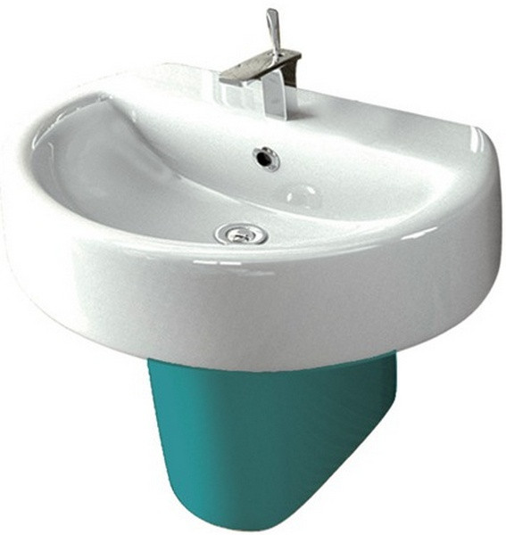 Полупьедестал для раковины Sanita Luxe Best Luxe Бирюзовый (BSTSLSP04). Фото 1