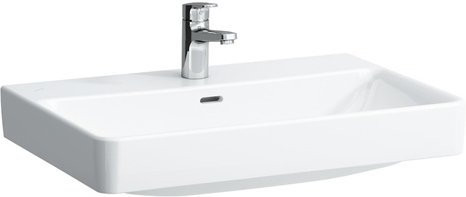 PRO S 8.1096.7.000.104.1 Раковина 700 x 465 x 95 mm, 1 отверстие для смесителя по центру, цвет белый. Фото 1