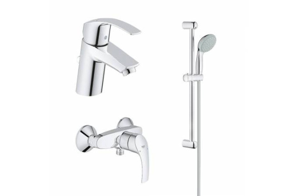 Промо-комплект для душа GROHE Eurosmart New, хром (123576). Фото 1