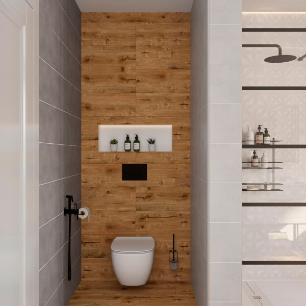 R0121A6 OLEAS™ M2 Механическая панель смыва, двойной смыв, черный. Фото 4