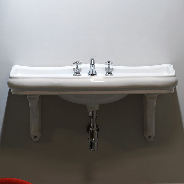 Раковина 100х54.5 см, с 1 отв., цвет: белый. Фото 1