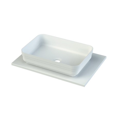 РАКОВИНА АНТАРЕС 550ММX380ММ 550ММ Х 380ММ, ЦВЕТ БЕЛЫЙ. Фото 1