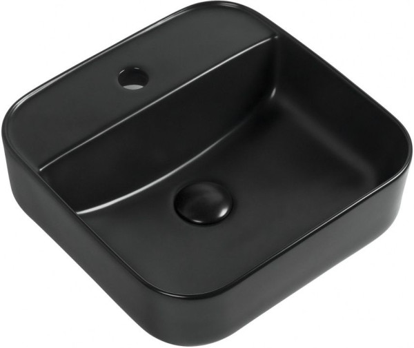 Раковина Aquanet City-2-MB 38,5 черный матовый. Фото 1