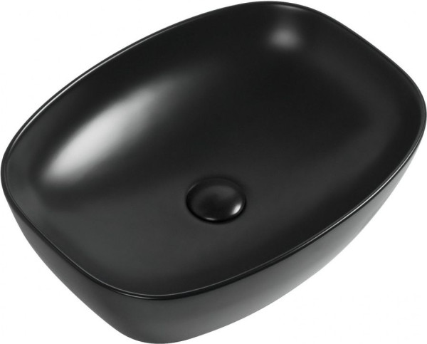 Раковина Aquanet Fine-1-MB 50 черный матовый. Фото 1