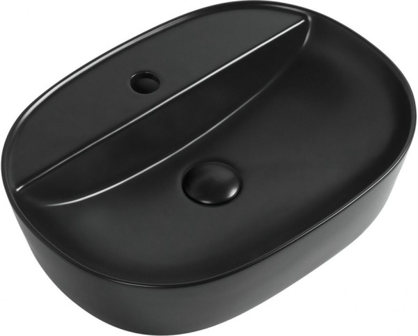 Раковина Aquanet Lake-2-MB 50 черный матовый. Фото 1