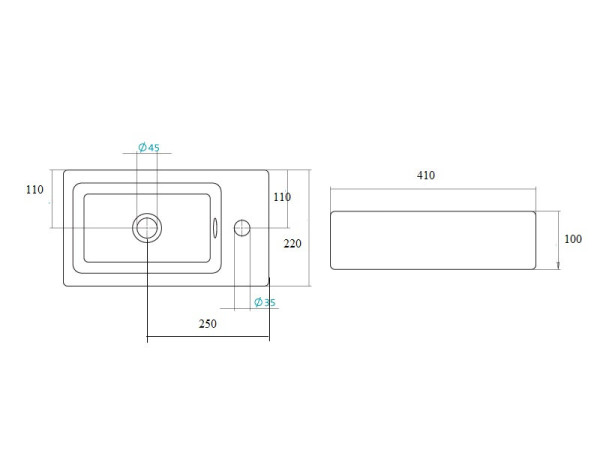 Раковина Bronze de Luxe 2460, белый. Фото 2