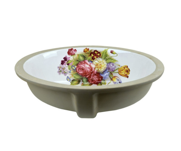 Раковина Bronze de Luxe Alsace 1707, белый. Фото 1