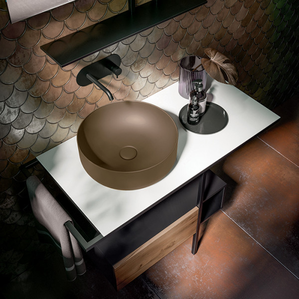 Раковина-чаша 40х15 см, без отв., цвет: Bruno matt. Фото 1