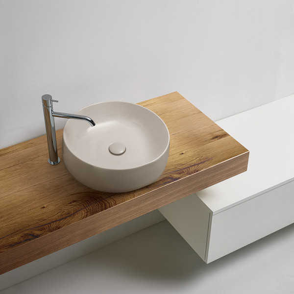 Раковина-чаша 40х15 см, без отв., цвет: Nocciola. Фото 1