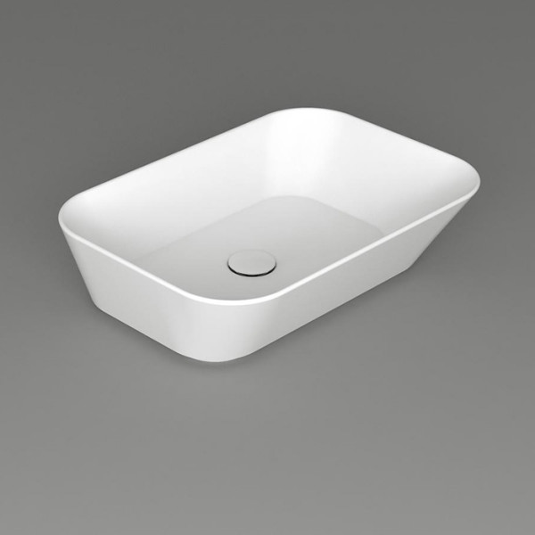 Раковина-чаша 60х42х16.5 см, без отв., цвет: белый. Фото 1