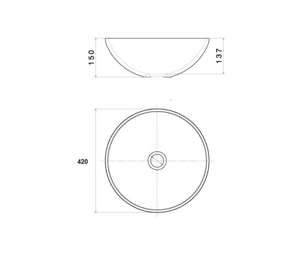 Раковина чаша Bronze de Luxe Festival 2231, разноцветная. Фото 2