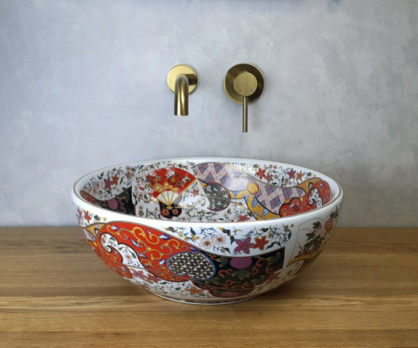 Раковина чаша Bronze de Luxe Festival 2231, разноцветная. Фото 4