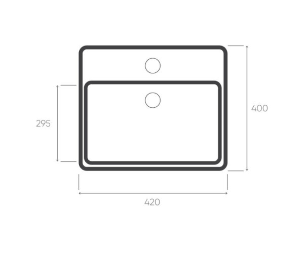 Раковина чаша Bronze de Luxe Golden Deer 1060GD, белый. Фото 2