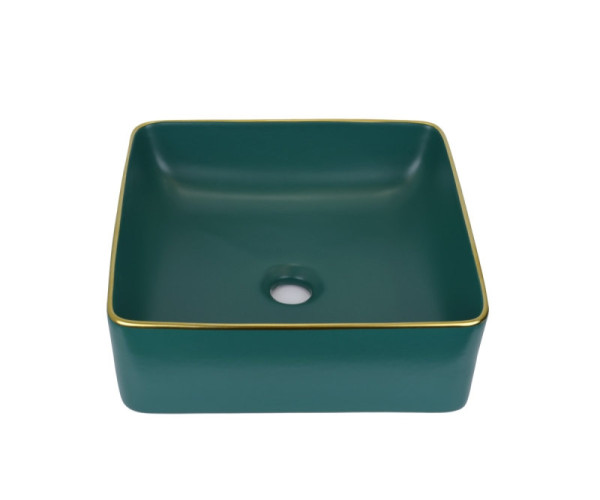 Раковина чаша Bronze de Luxe Golden Meadow 1063, зеленый. Фото 1