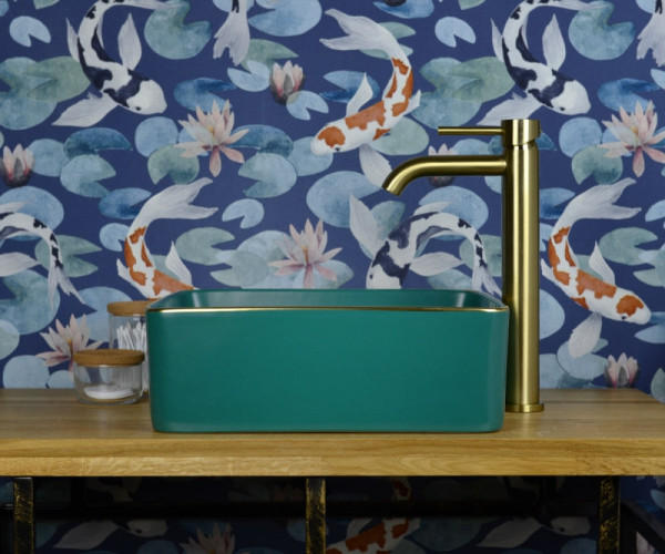 Раковина чаша Bronze de Luxe Golden Meadow 1063, зеленый. Фото 6